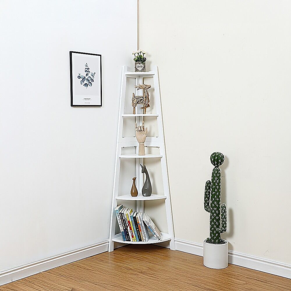 Corner Ladder Shelf Bookcase Display Storage Unit Price