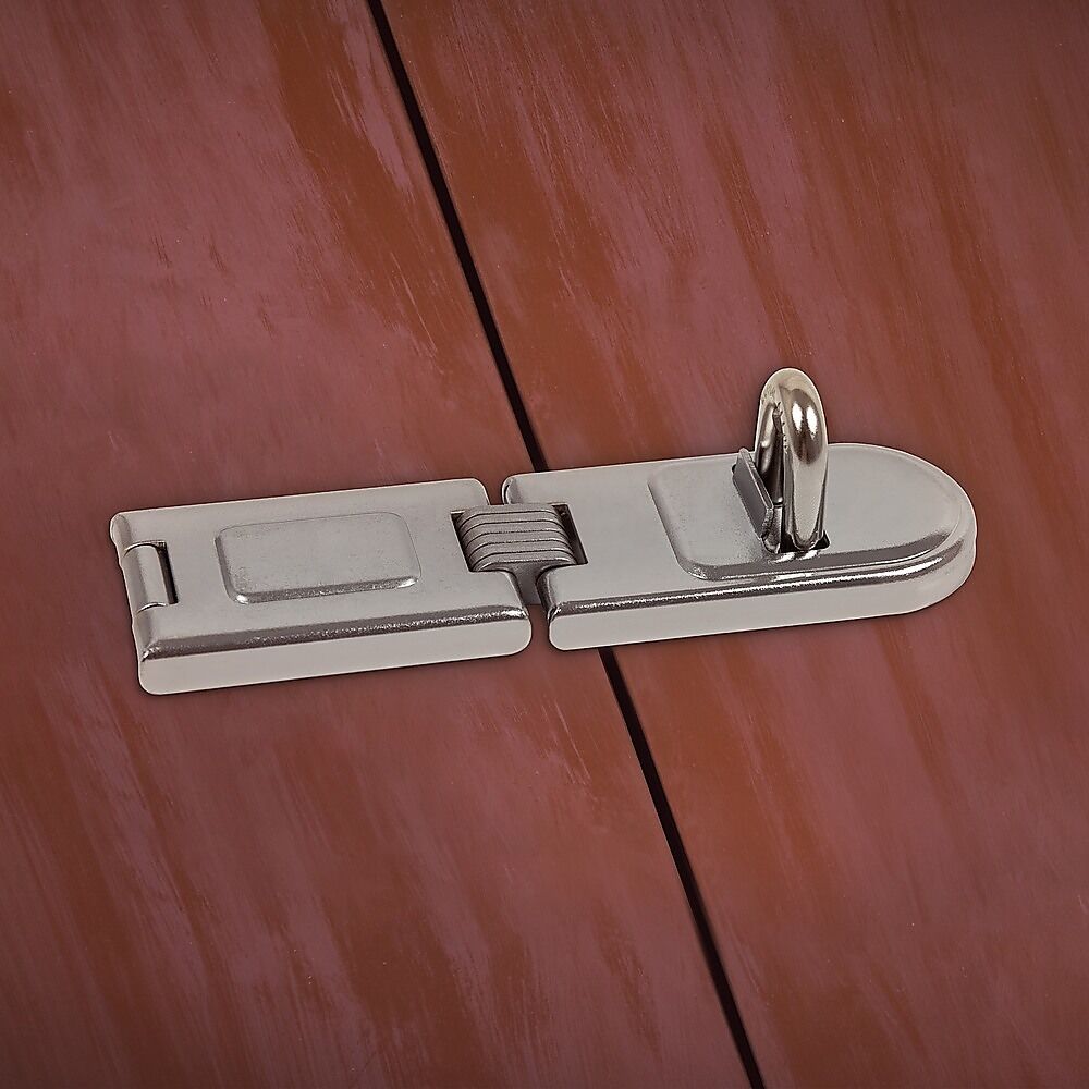 Security Lock Hardened Steel Fixed Staple Hasp 6-1/4 in. L Price