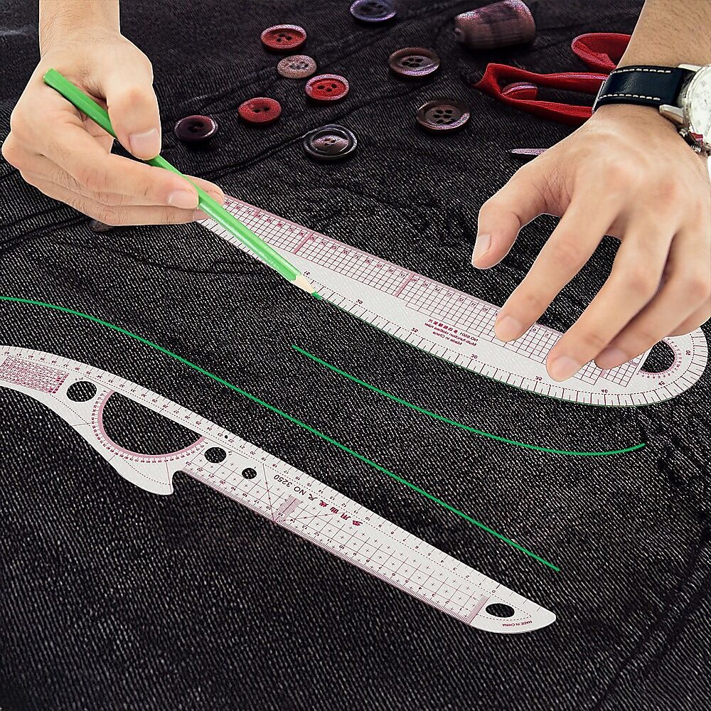 9pc French Curve Ruler Set DIY Sewing Pattern Measuring Tool for Dressmaker Price