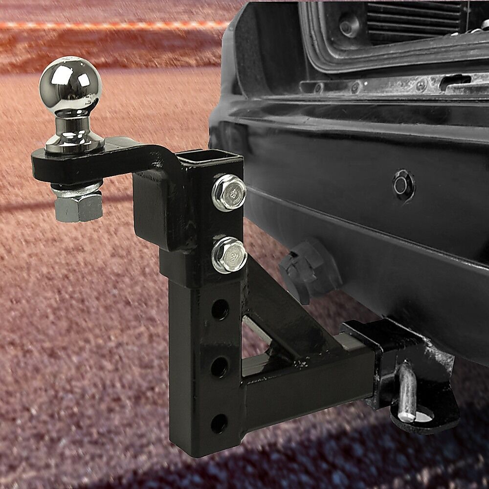 Adjustable Tow Bar Tongue Hitch 50mm Ball Towbar Drop Trailer Caravan 4WD Price