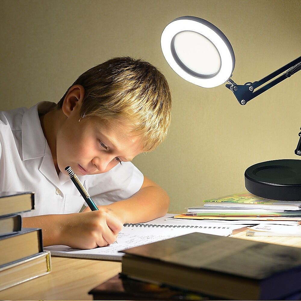 10X Magnifying Glass Desk Light Magnifier LED Lamp Reading Lamp With Base Price