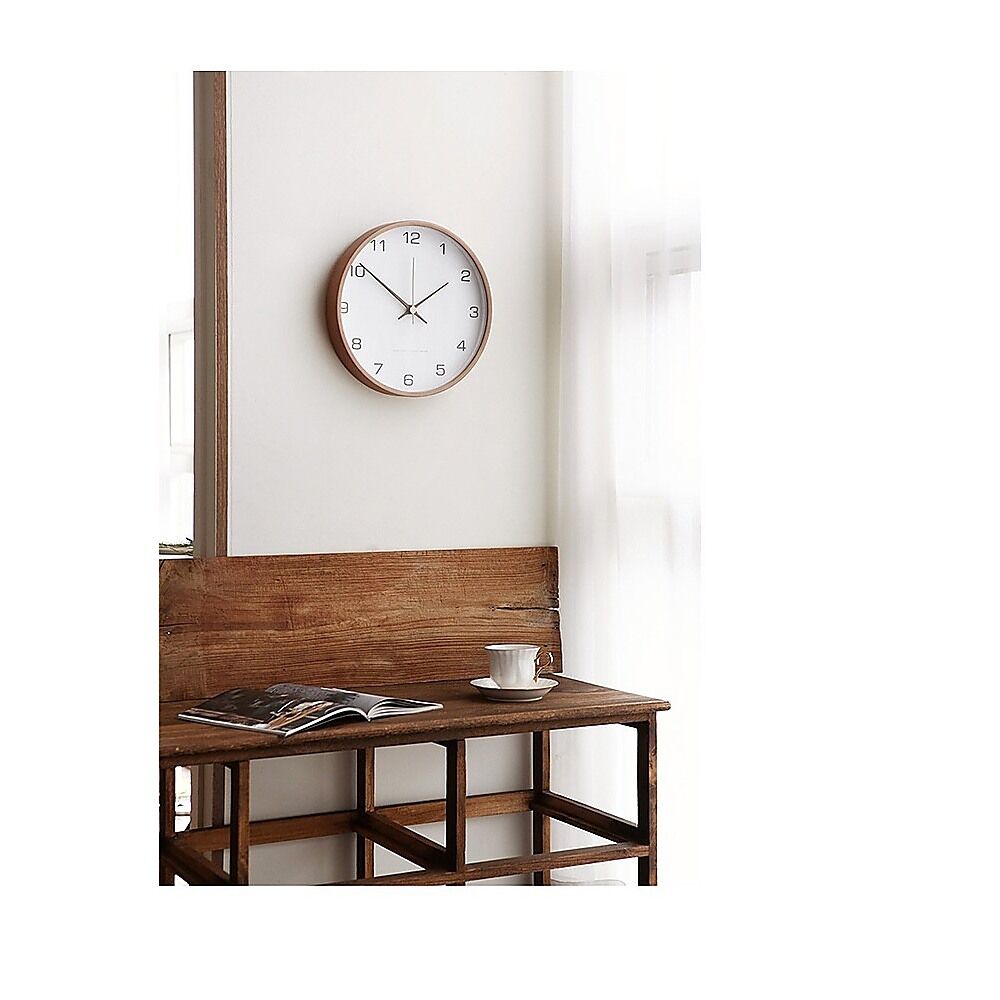 10" Clock Wooden Modern Wall Art Price