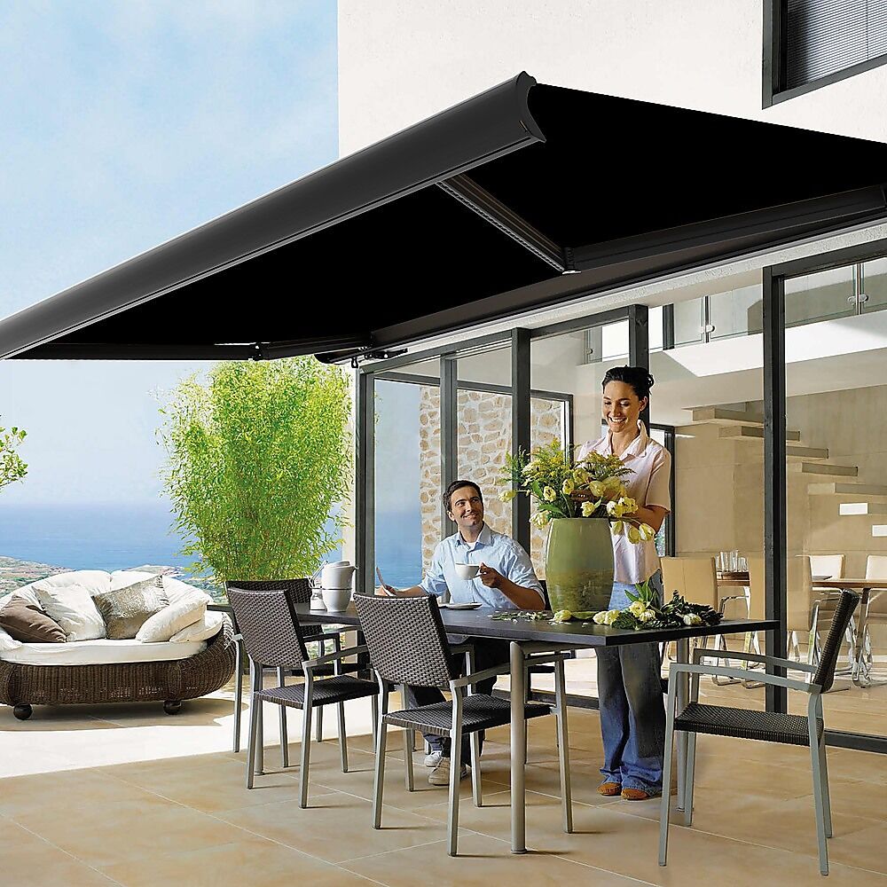 4.0m x 3.0m Retractable Folding Arm Awning Heavy Duty Full Cassette Motorised Price