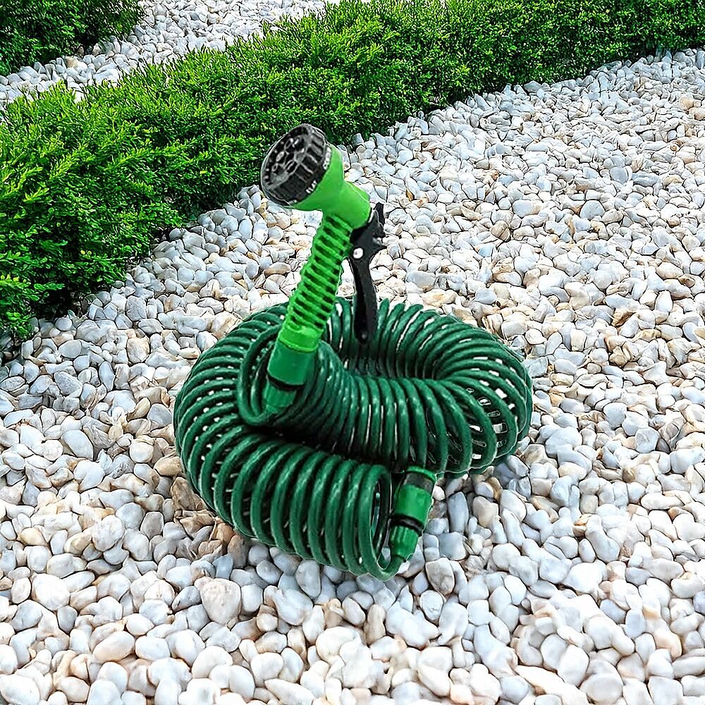 30M Garden Hose Heavy-Duty Coiled Spiral Car Washing Cleaning Water Hose Garden Price