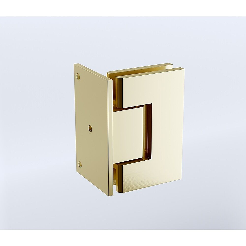 90° Stainless steel Glass Shower Door L-Hinge in Gold Price