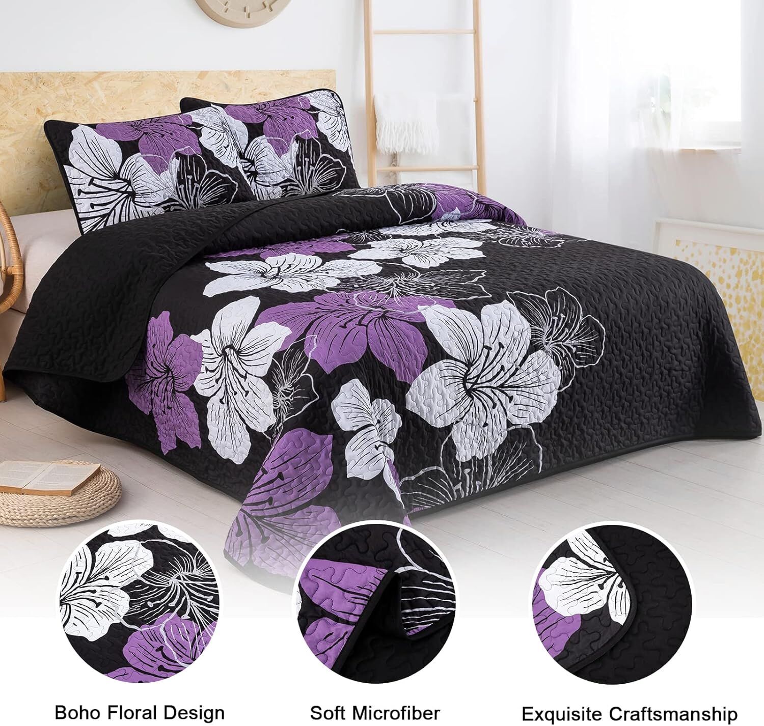 Majestic Quilted Bedspread and Pillowcases Set: Unmatched Beauty and Comfort - Queen size Price