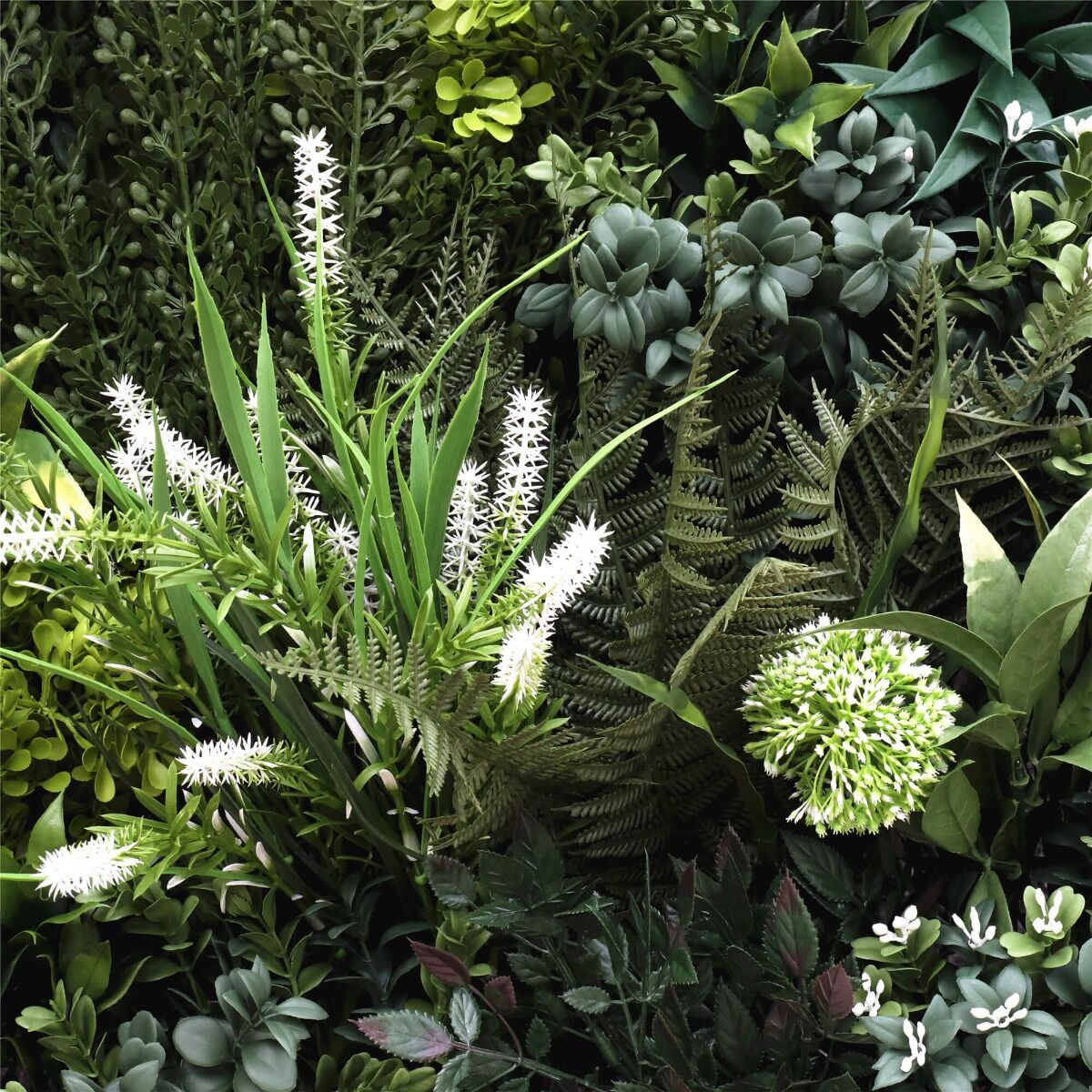 Flowering Bespoke Vertical Garden / Green Wall UV Resistant SAMPLE 45cm x 45cm Price
