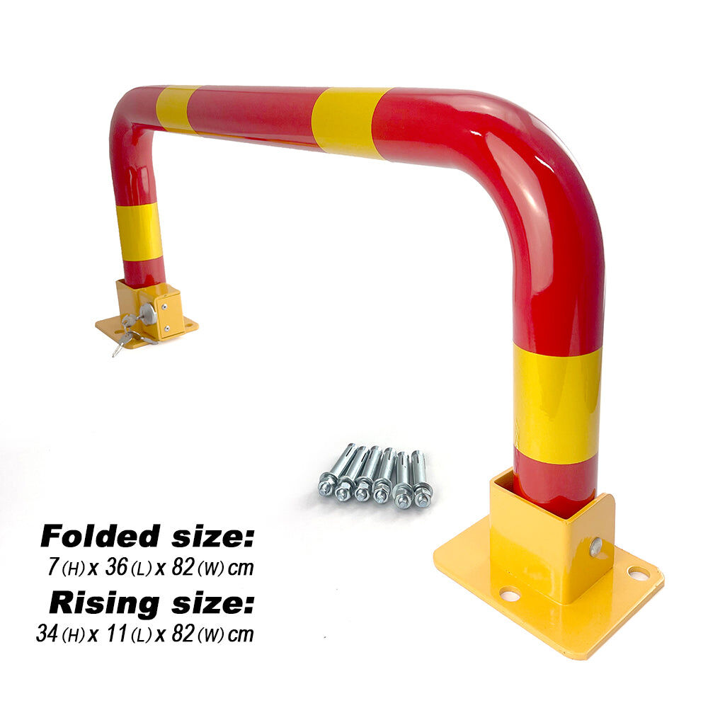 Arch Parking Barrier Fold Down Vehicle Security Locker Keyed Alike Price