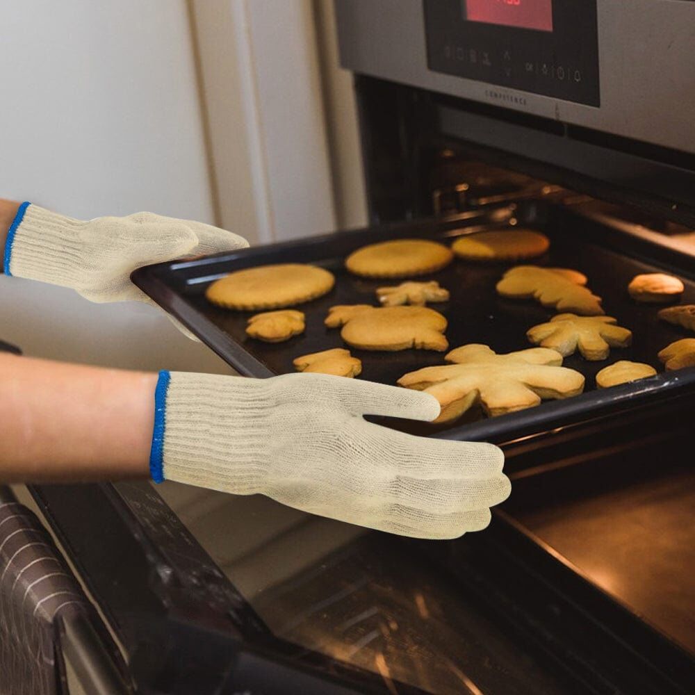 3 Pairs Oven Mitt BBQ Grill Gloves Heat Resistant Kitchen Hot Cooking Surfaces Price