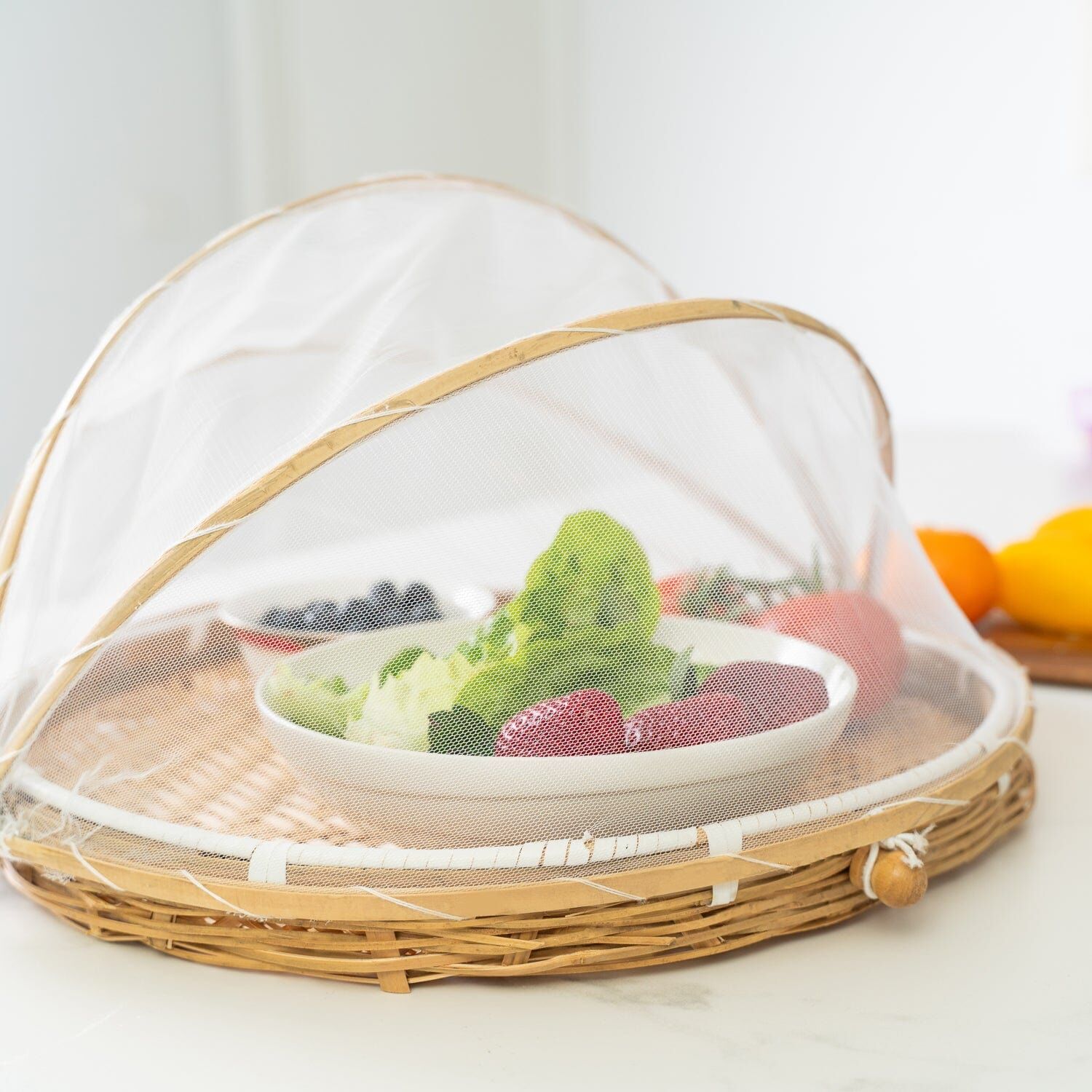 40cm Foldable Bamboo Food Cover Price
