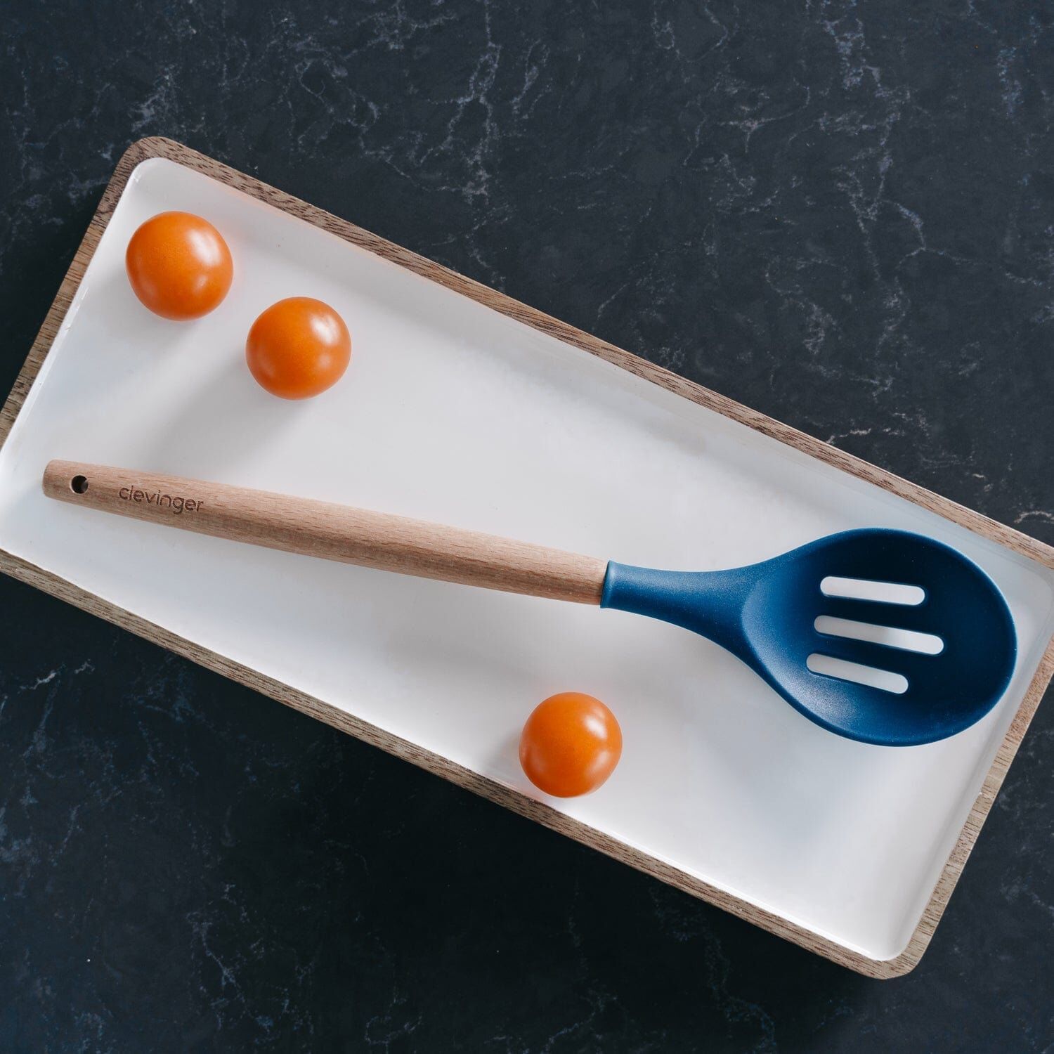 2pcs Beechwood & silicone slotted spoon navy Price
