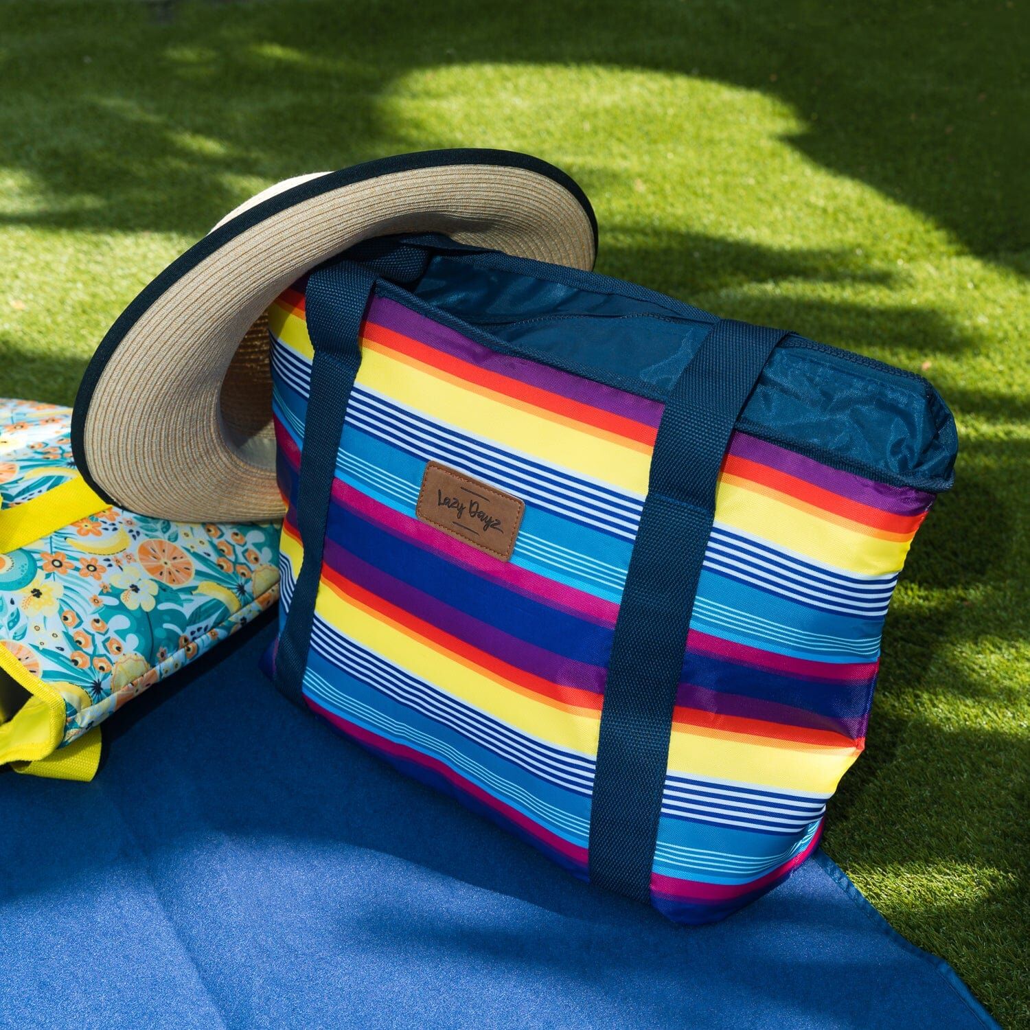 6L Food Safe Insulated Jumbo Cooler Tote - Rainbow Price