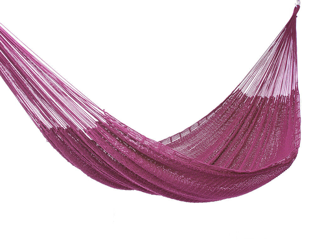 Outdoor undercover cotton Mayan Legacy hammock King size Mexican Pink Price