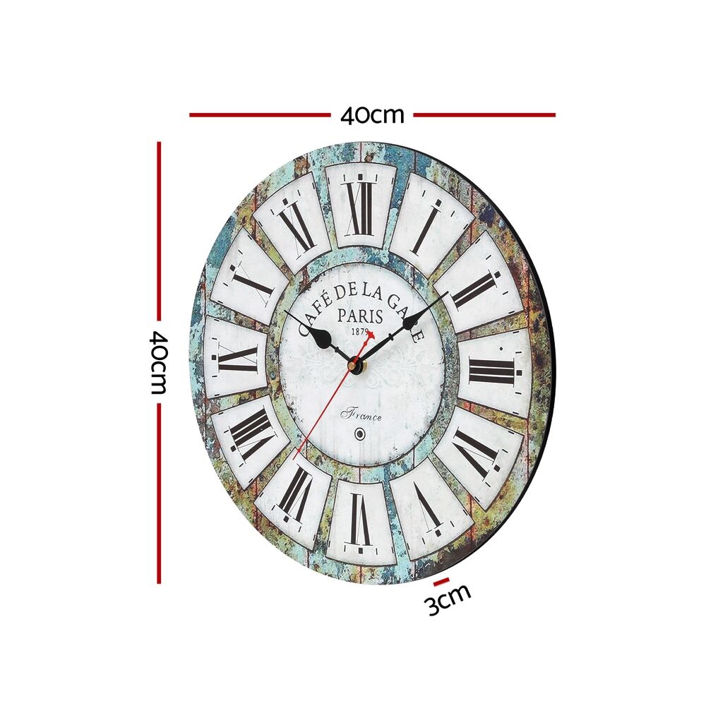 40CM Wall Clock Rustic Design Price