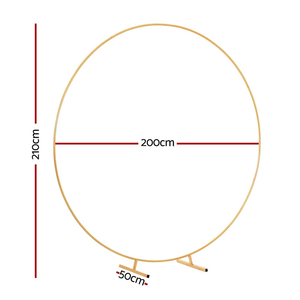 2M Round Backdrop Stand Wedding Background Decoration Party Flower Balloon Display Price