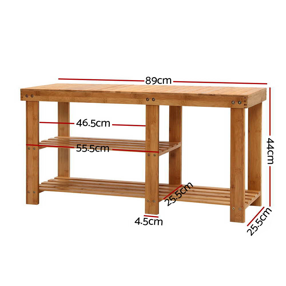 Bamboo Shoe Rack Bench Price
