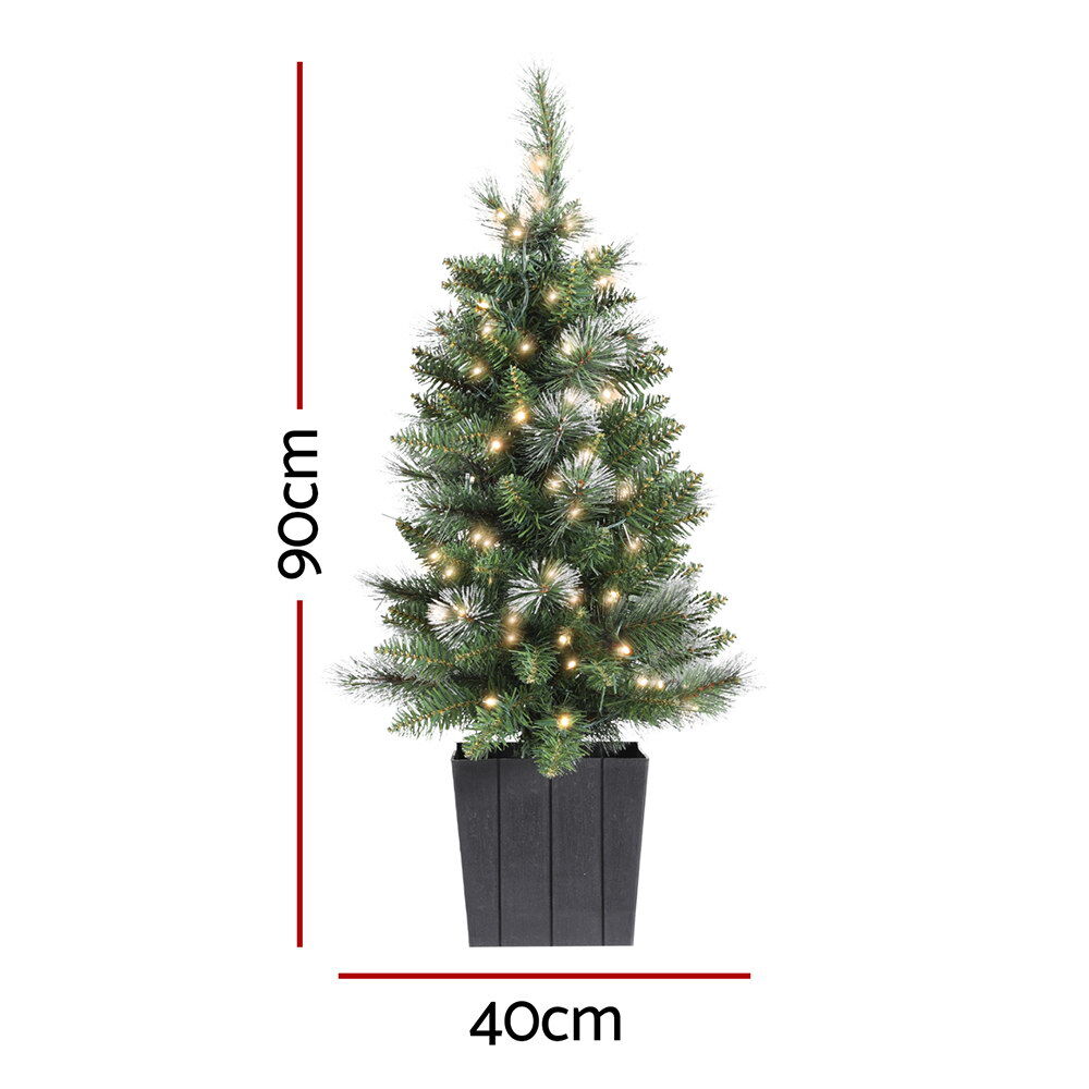 Christmas Tree 90cm Potted Xmas Tree Party Decorations Price