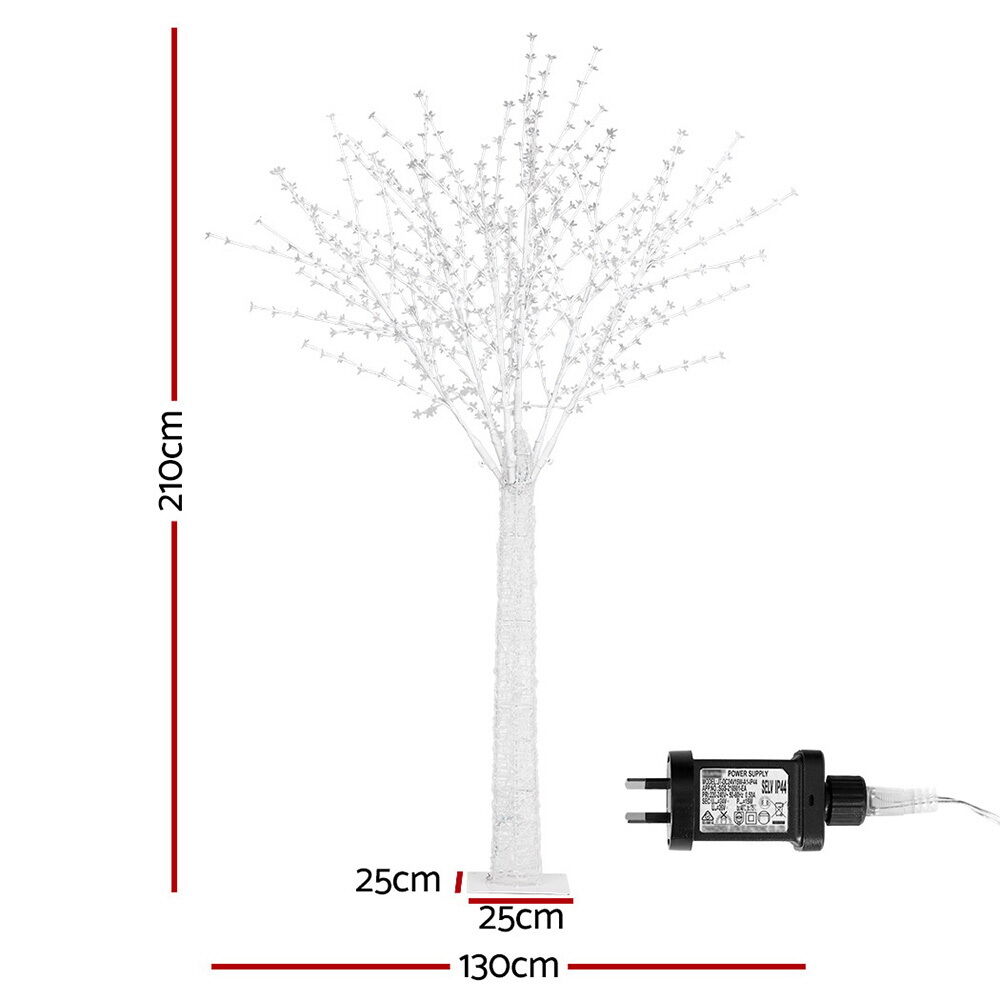 Christmas Tree 2.1m 780 LED Lights Cherry Blossom Trees Xmas Decor Price