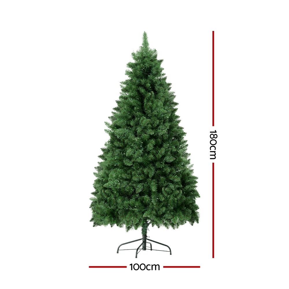 Christmas Tree 1.8m RGB Remote LED Tree Party Decoration 890 Tips Price