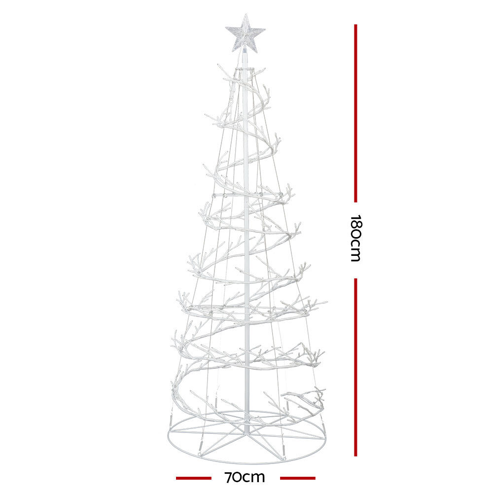 Christmas Tree 1.8M 6FT LED Xmas Decoration Cold White Lights Price