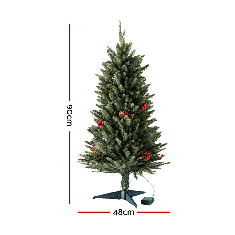Mini Christmas Tree 90cm LED Xmas Tree Party Decorations Price