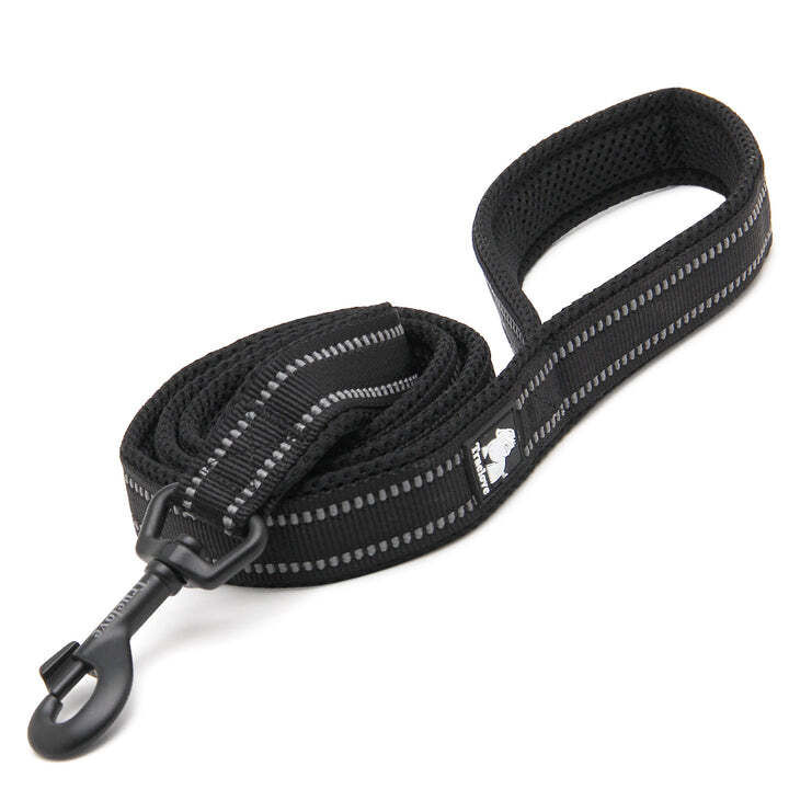 Reflective Pet Leash 2m - Black, M Price