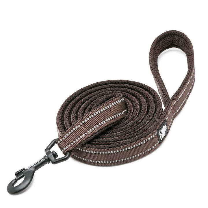 Reflective Pet Leash 2m - Brown, XS Price