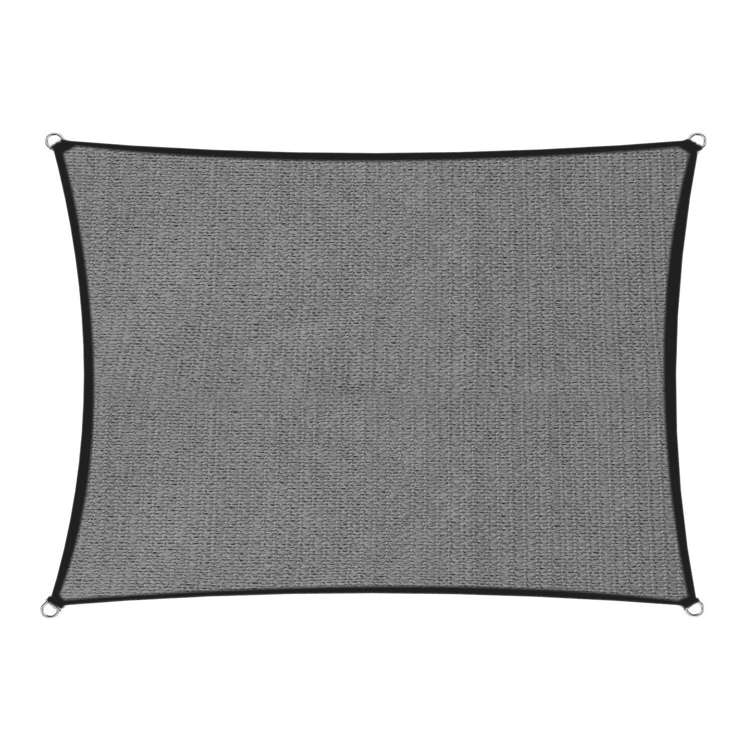 Wallaroo 280GSM Outdoor Sun Shade Sail Canopy Grey - 5m x 8m Price