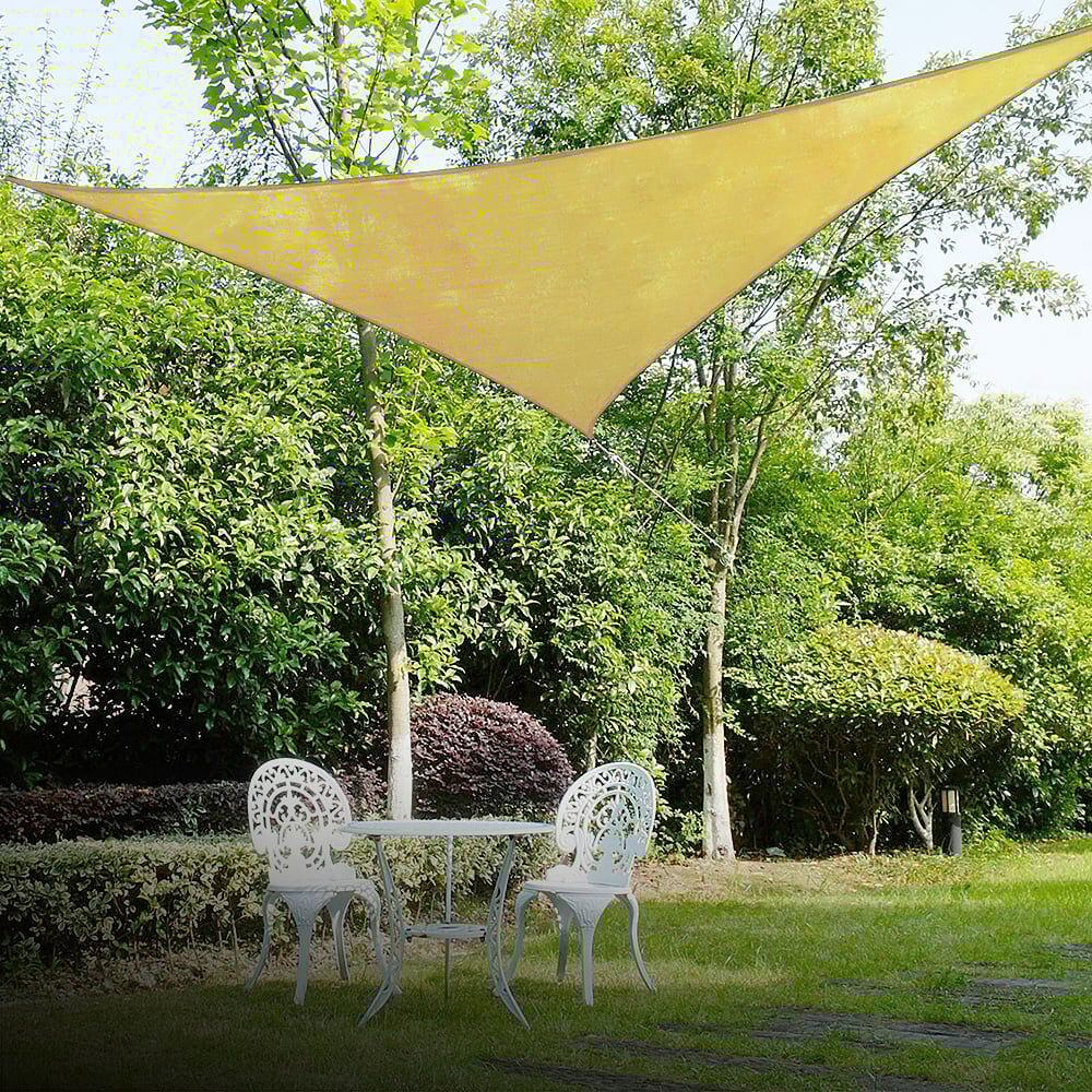 Wallaroo Triangular Shade Sail 8m x 8m x 8m - Sand Price