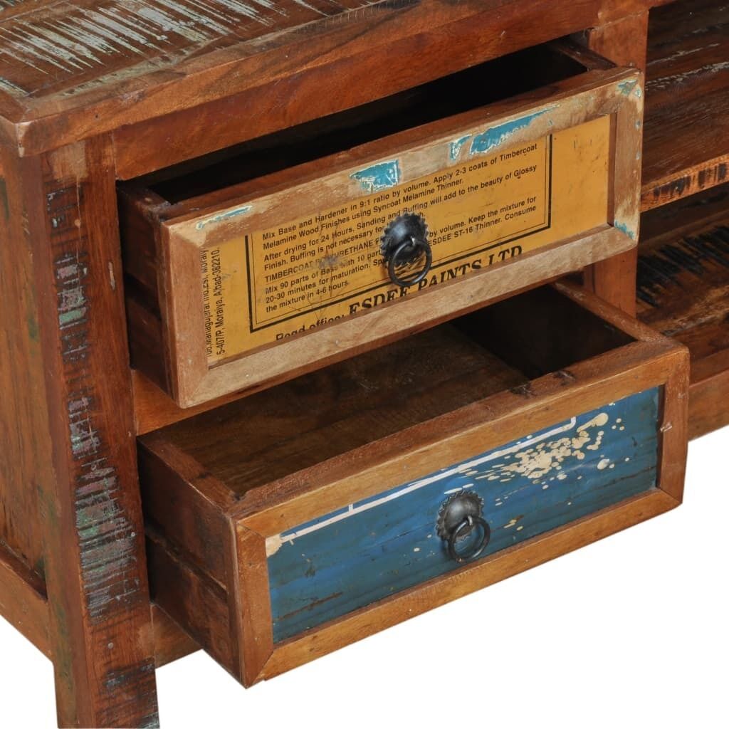 Reclaimed Wood TV Cabinet TV Stand 4 Drawers Price
