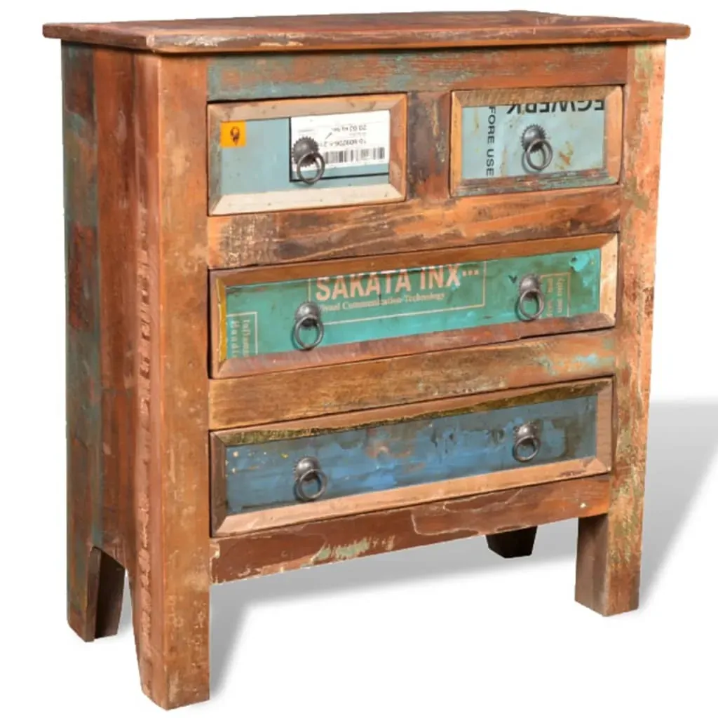 Reclaimed Cabinet Solid Wood with 4 Drawers Price