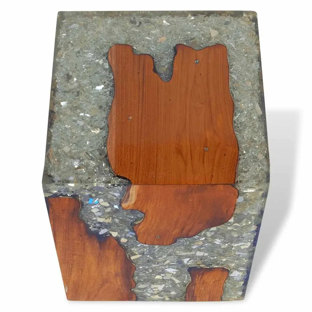 Stool Solid Teak Wood and Resin Price