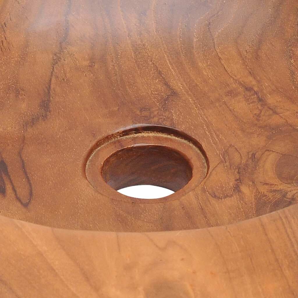 Basin Solid Teak 45 cm Price