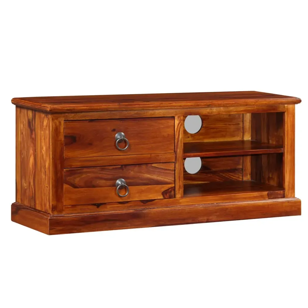 TV Cabinet Solid Acacia Wood 90x30x40 cm Price