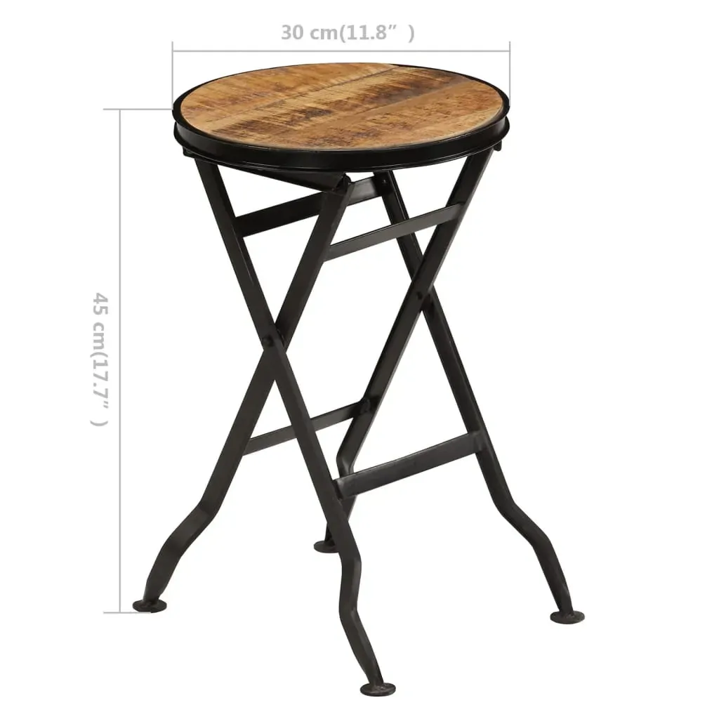 Desk with Folding Stool Solid Mango Wood 115x50x76 cm Price