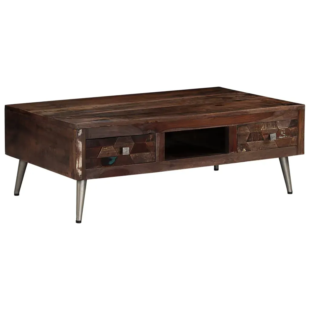 Coffee Table Solid Reclaimed Wood 100x60x35 cm Price