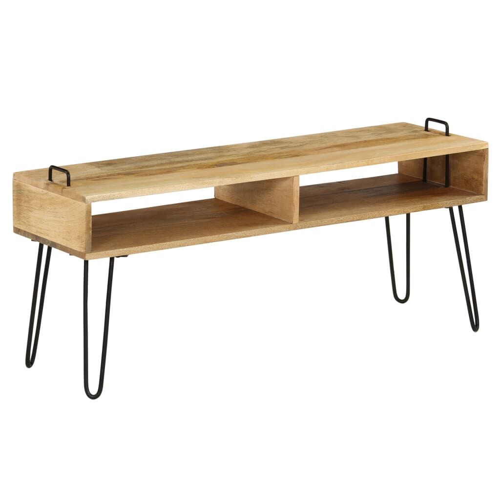 TV Stand Solid Mango Wood 110x35x45 cm Price