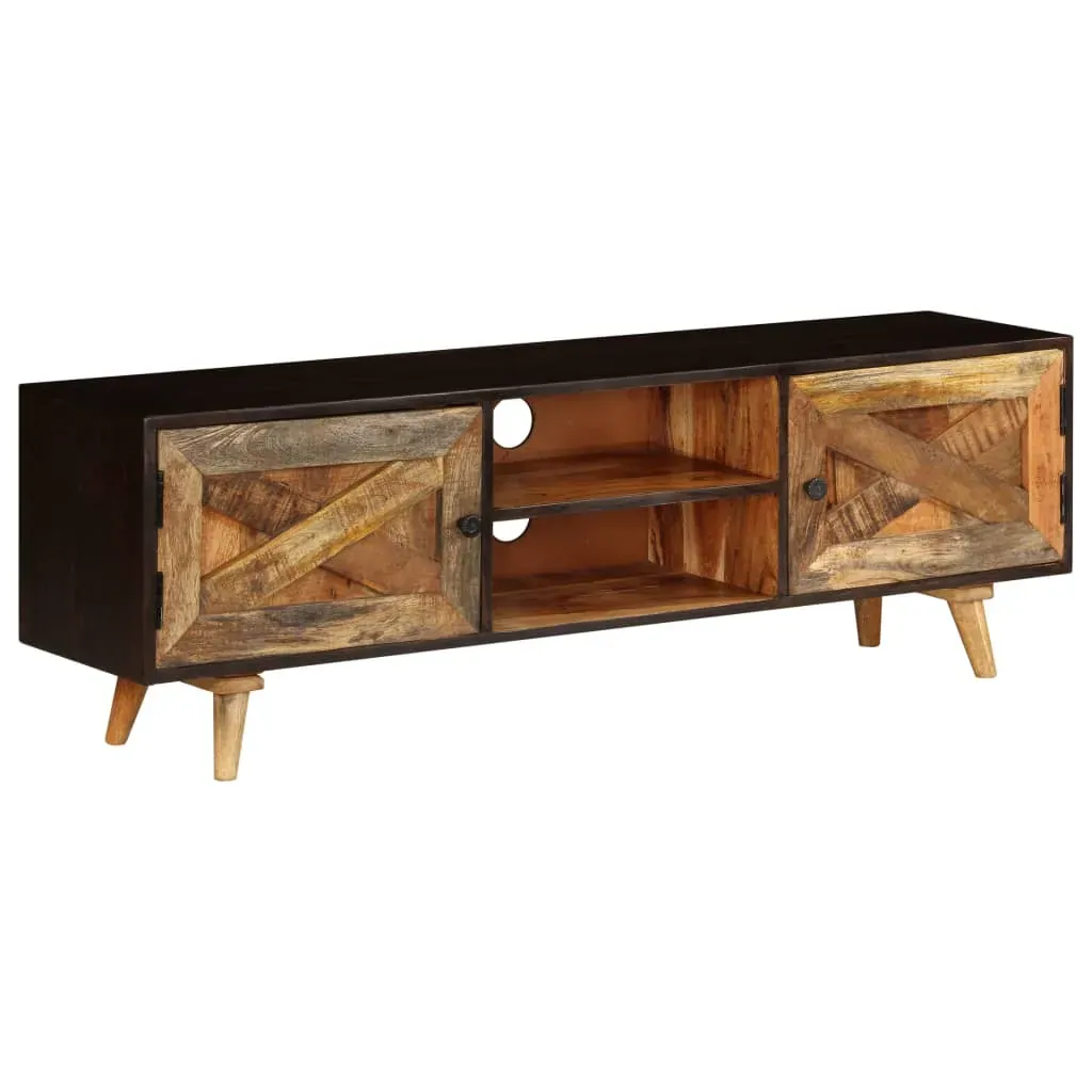 TV Cabinet Solid Mango Wood 140x30x45 cm Price