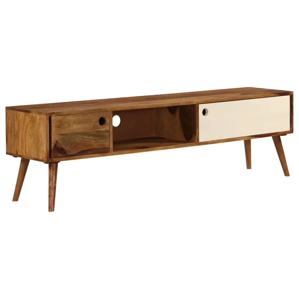 TV Cabinet 140x30x40 cm Solid Acacia Wood Price