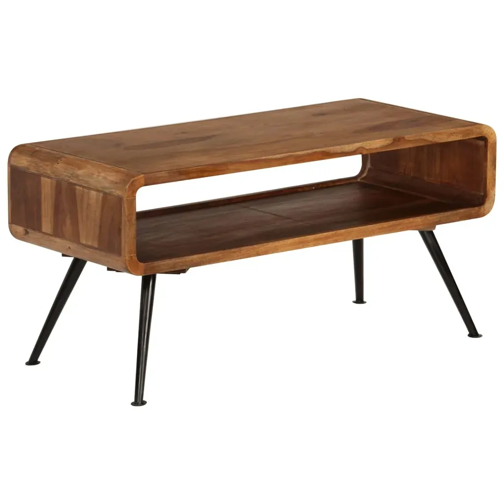 Coffee Table Solid Acacia Wood 95x40x45 cm Price