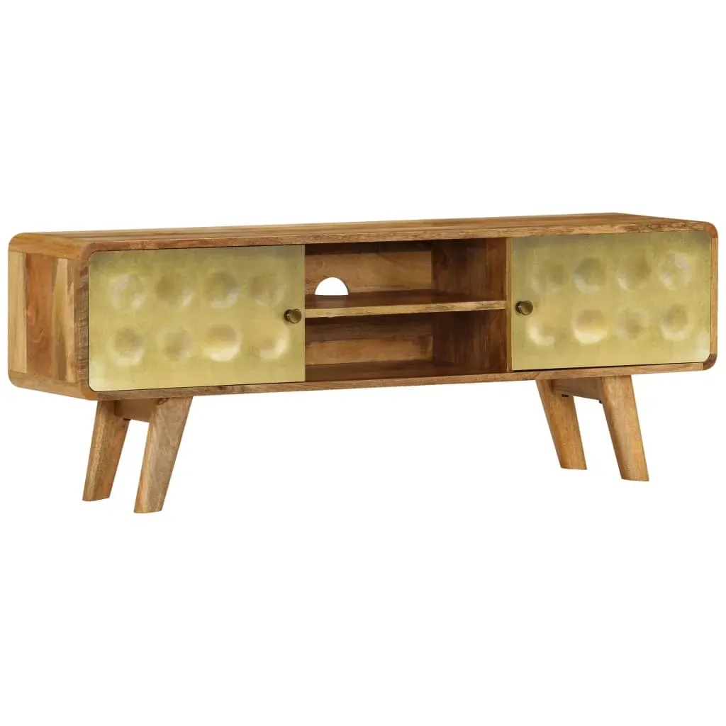 TV Cabinet Solid Mango Wood 120x30x45 cm Price