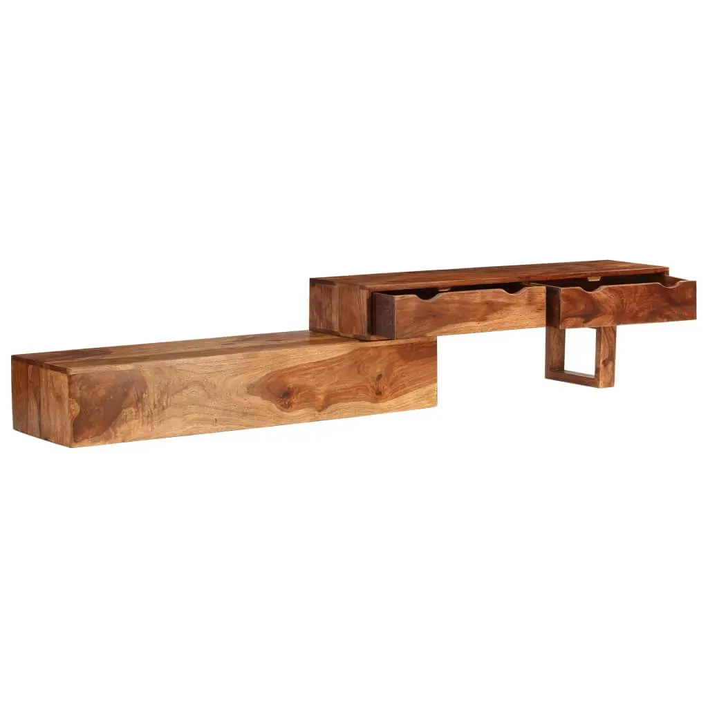 TV Cabinet Brown 200x30x35 cm Solid Wood Acacia Price
