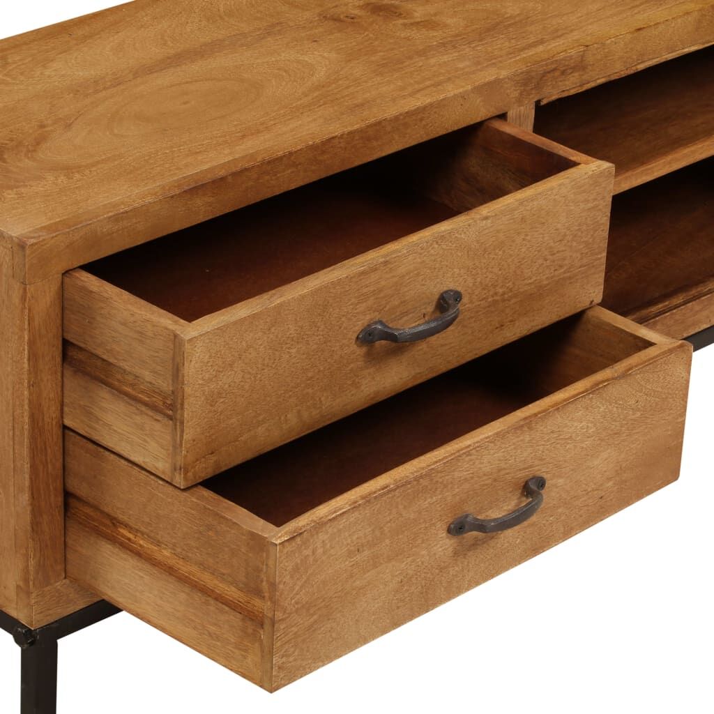 TV Cabinet Solid Mango Wood 140x30x40 cm Price