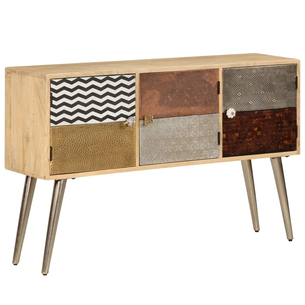Sideboard 120x30x75 cm Solid Mango Wood Price