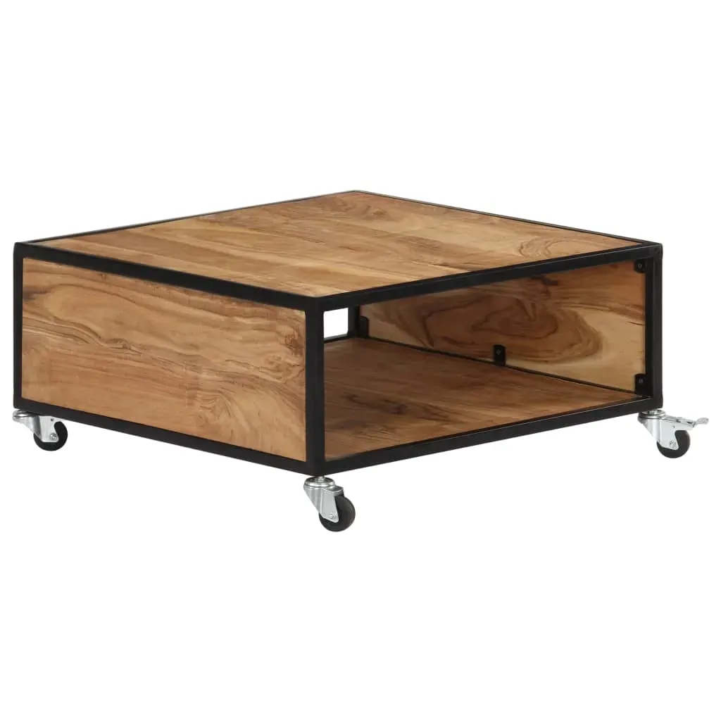 Coffee Table 70x70x32 cm Solid Acacia Wood Price