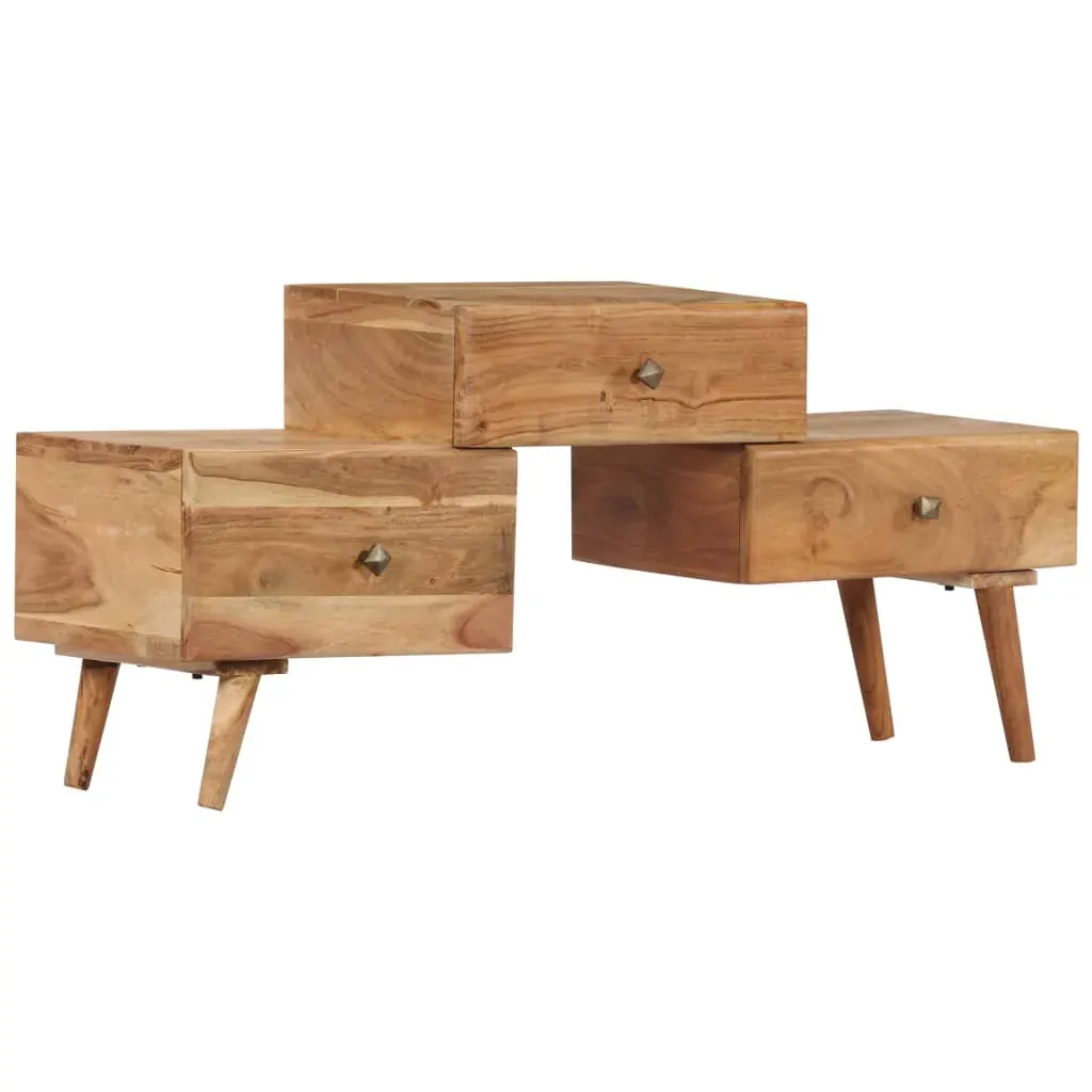 TV Cabinet 108x30x49 cm Solid Acacia Wood Price