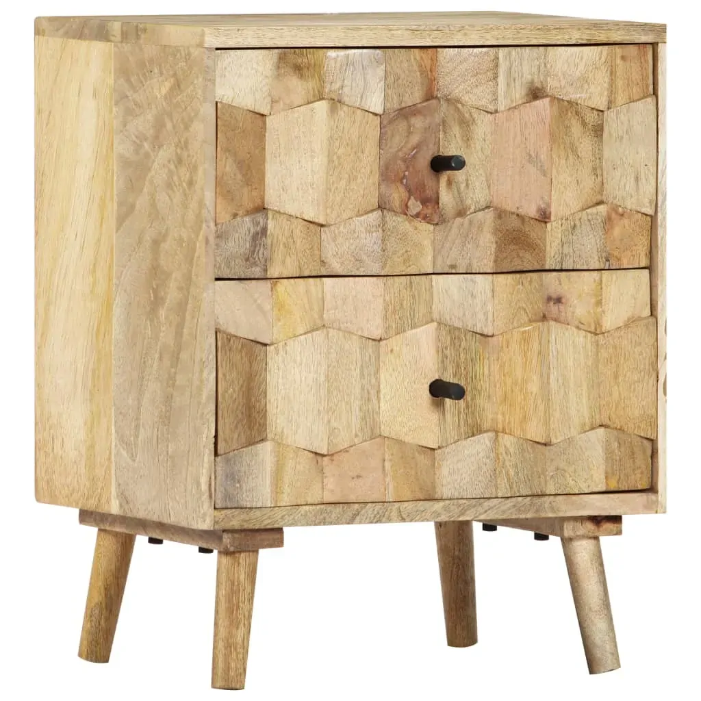 Bedside Cabinet 40x30x50 cm Solid Mango Wood Price