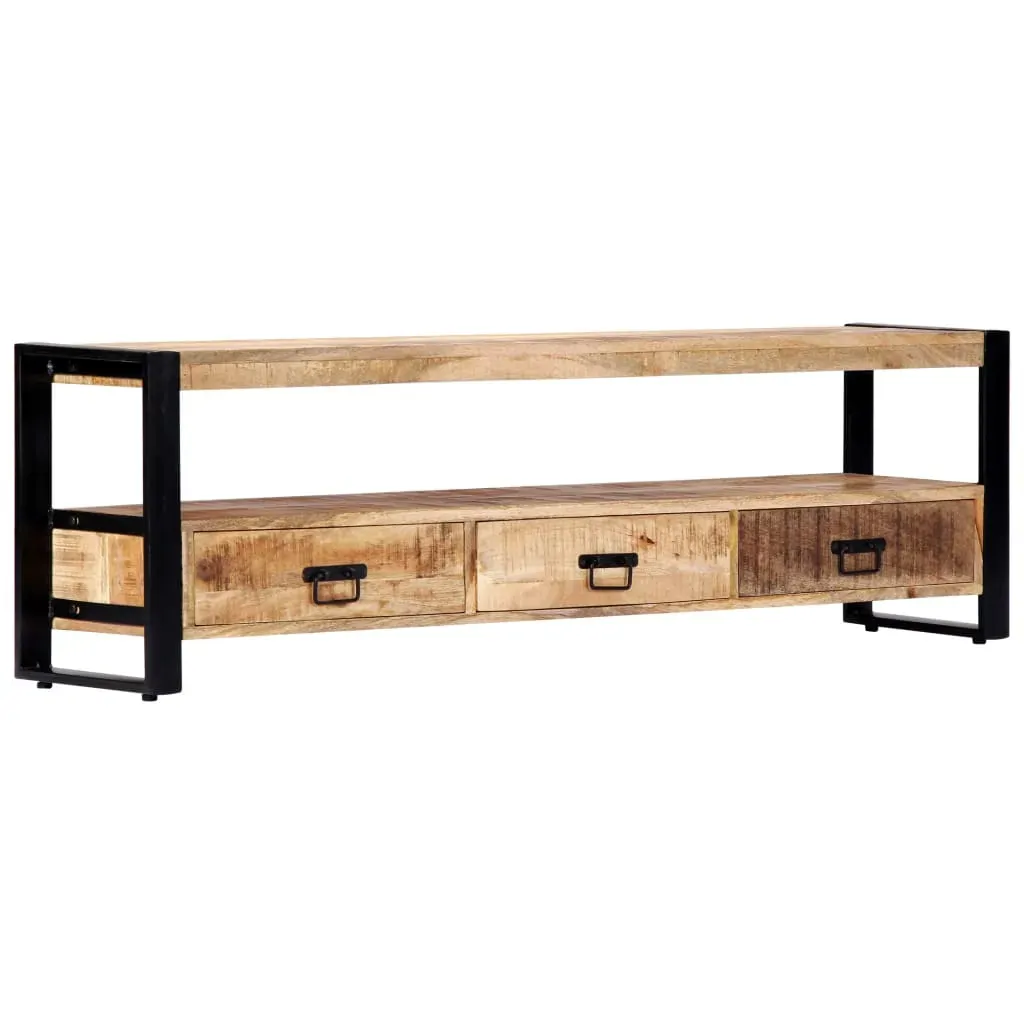 TV Cabinet 150x30x45 cm Solid Mango Wood Price