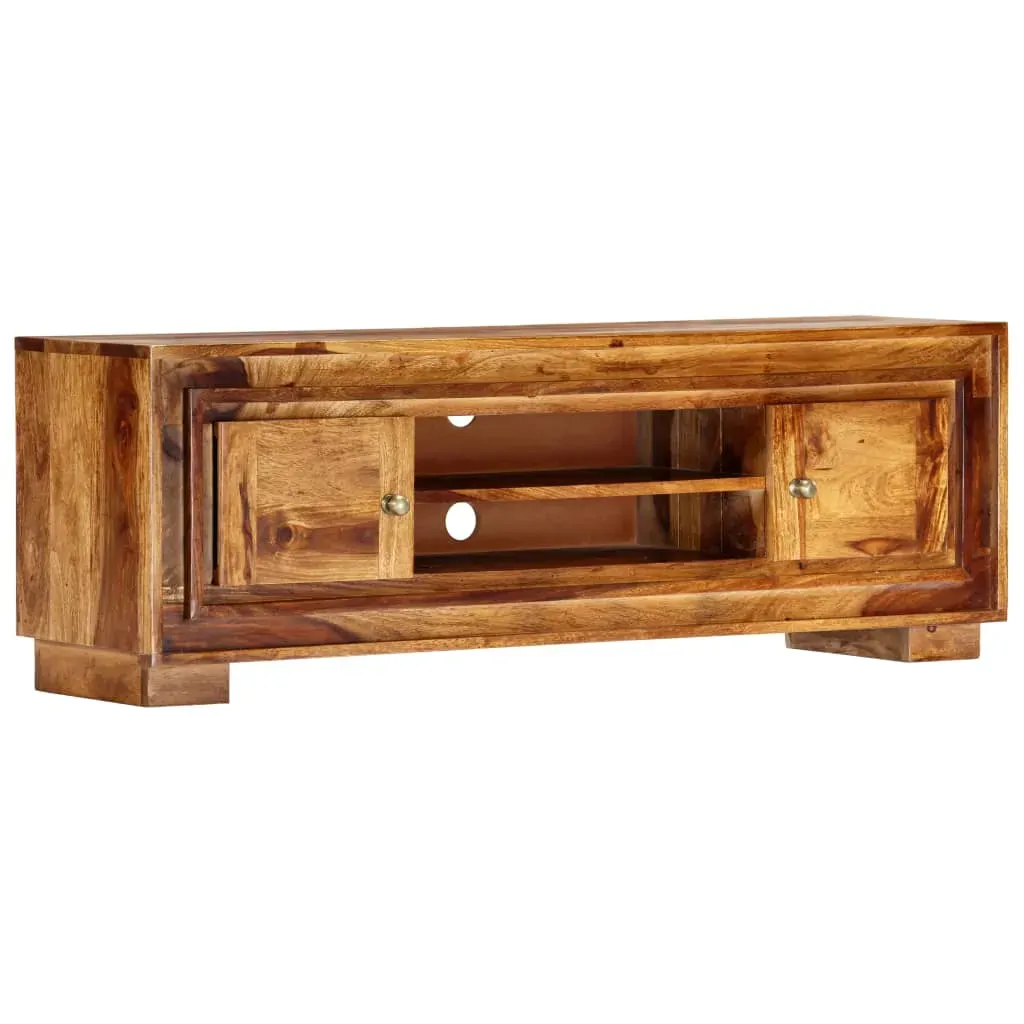 TV Cabinet 118x30x40 cm Solid Acacia Wood Price