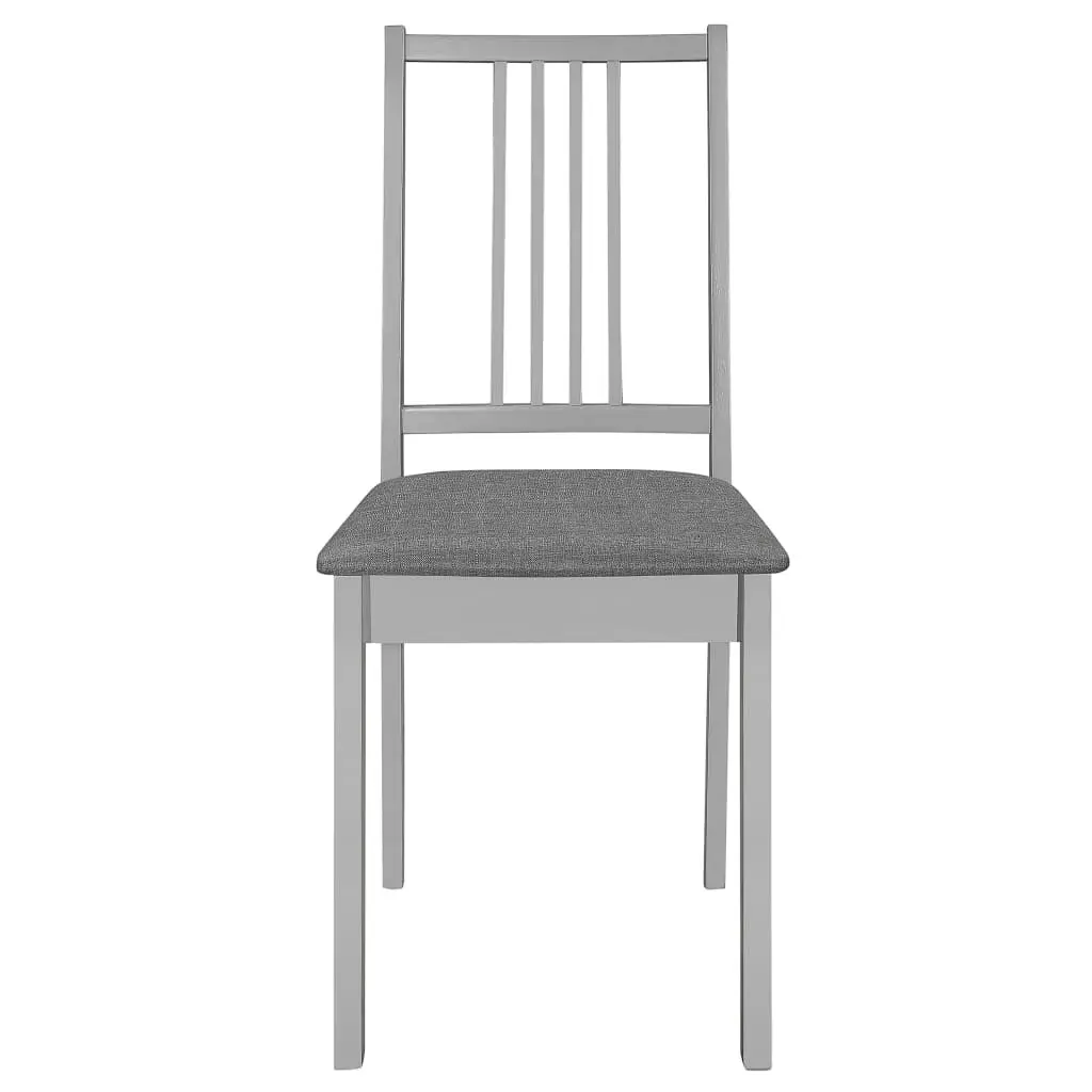 5 Piece Dining Set MDF Grey Price